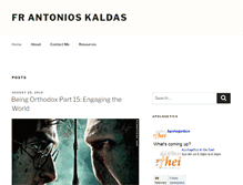 Tablet Screenshot of frantonios.org.au